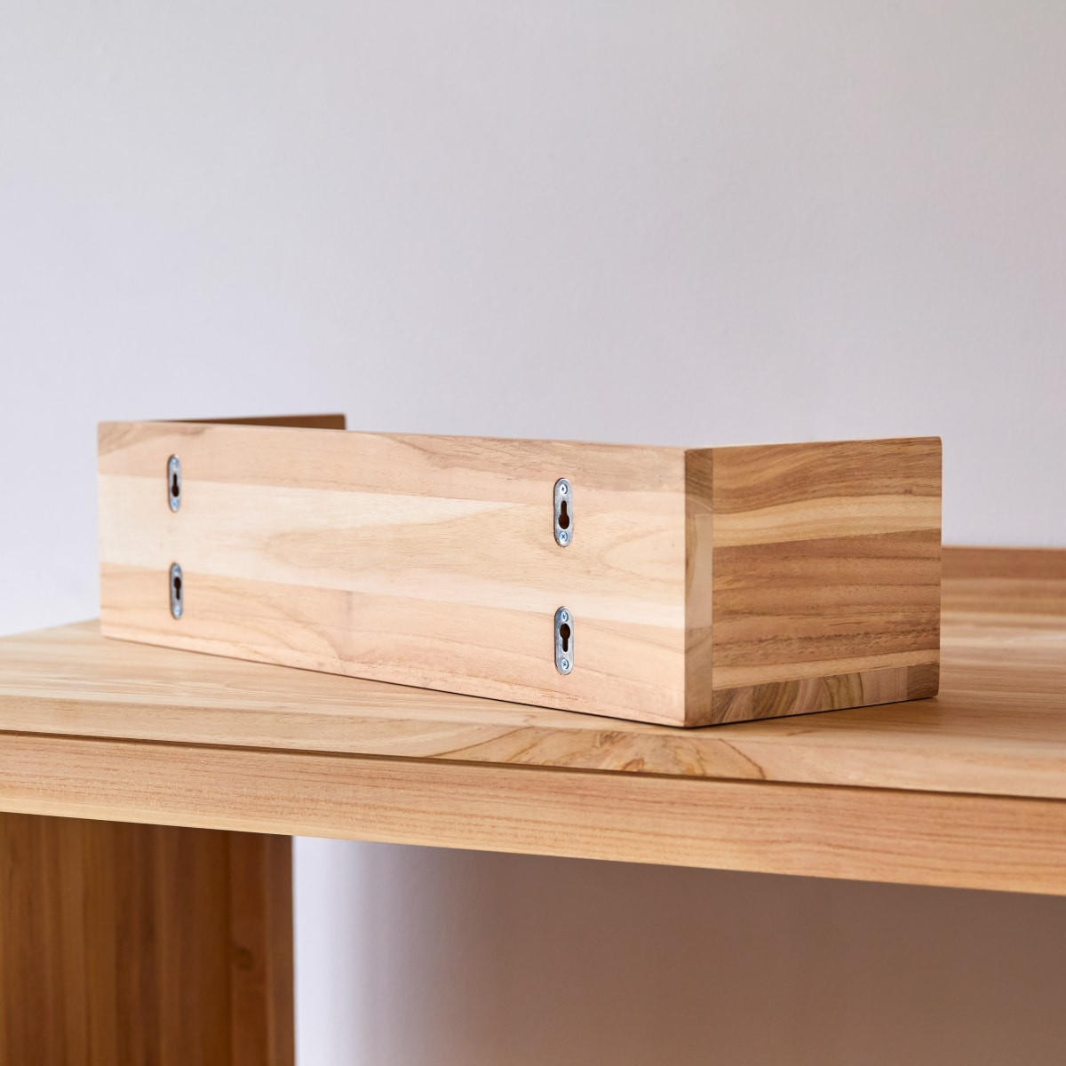 BADREGAL Ugo Natur aus Teak - Naturfarben, Holz (60/15/20cm) - Tikamoon
