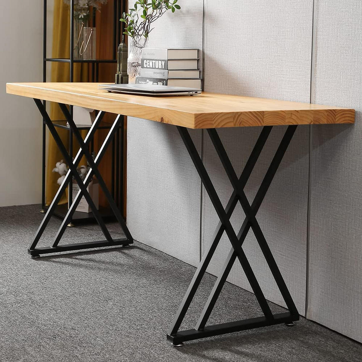 TISCHGESTELL Metall OS ma39 - Schwarz, Metall (55/72/6cm) - moebel17