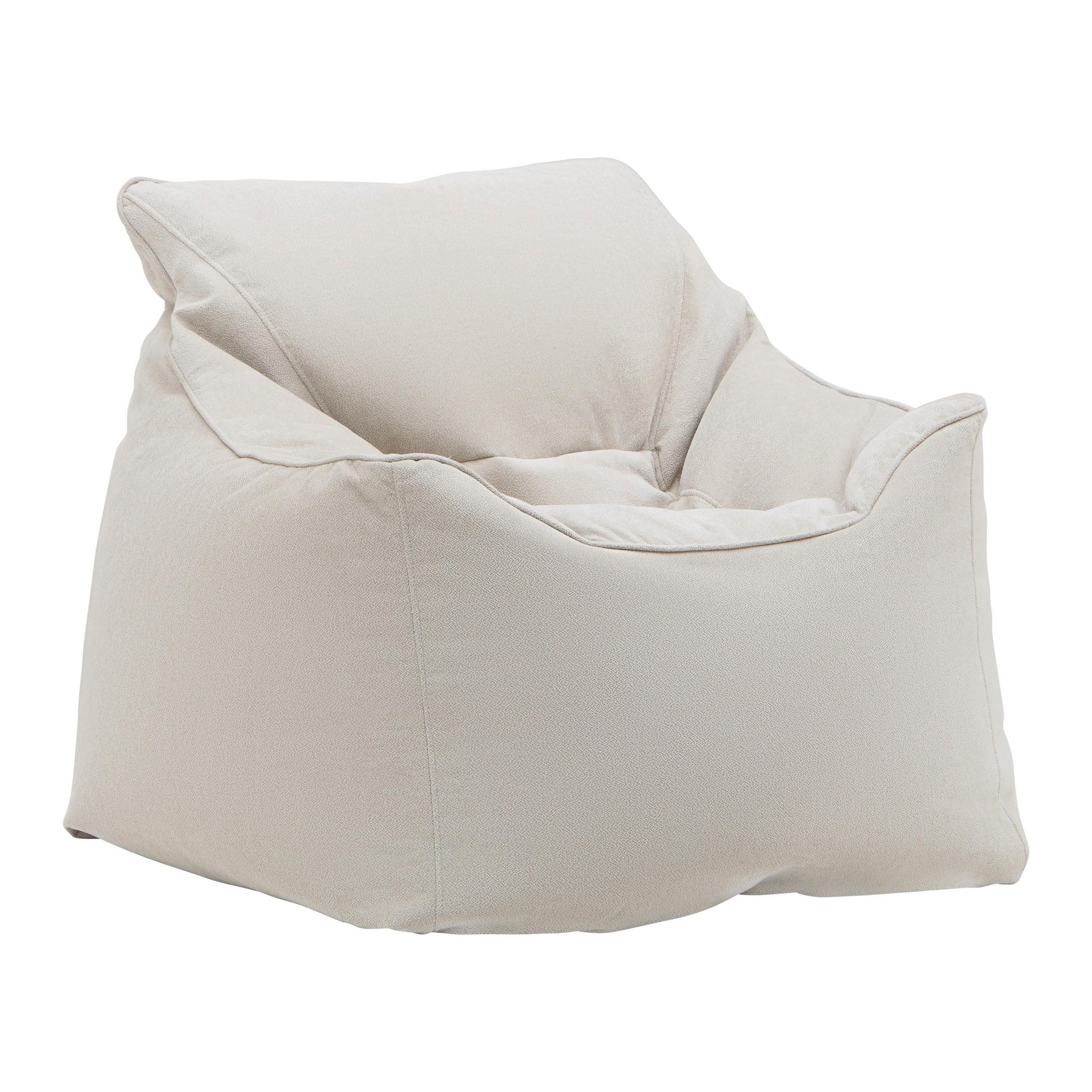 SITZSACK Storvik Beige - Hellgrau, Textil (100/75/100cm) - Mömax