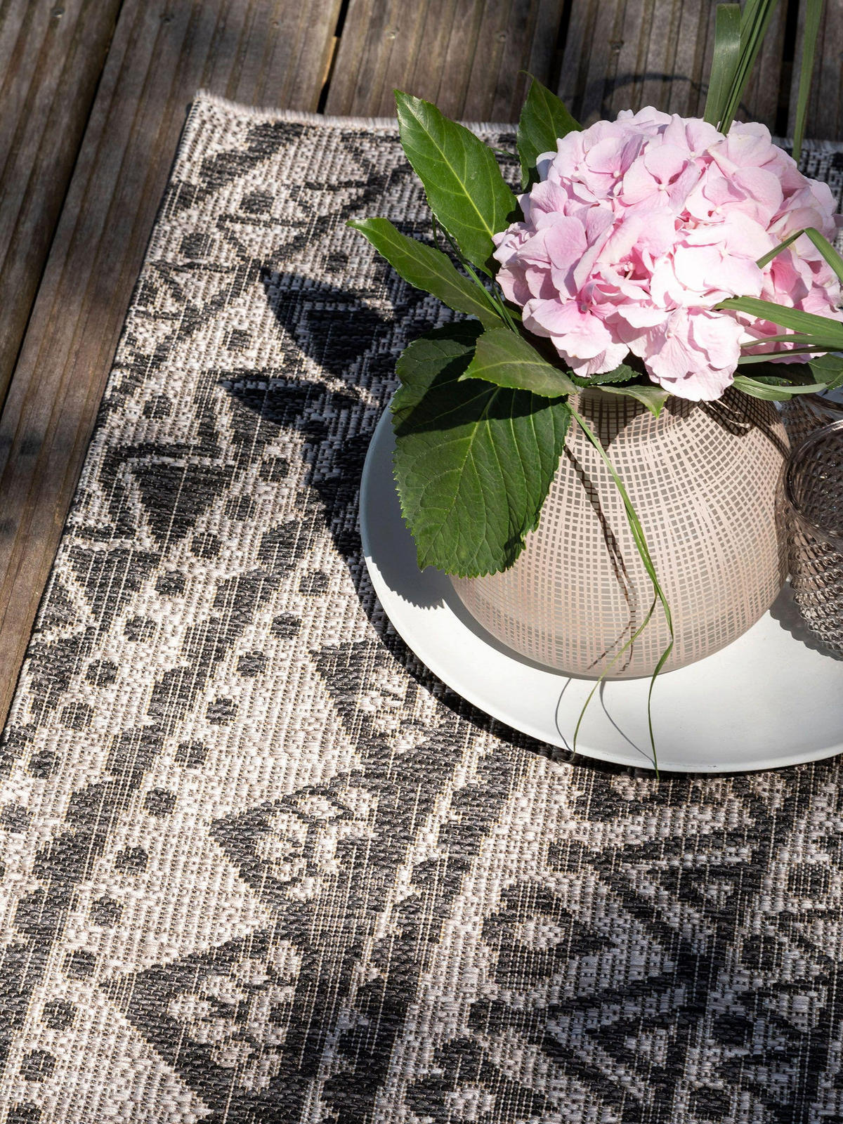 OUTDOORTEPPICH Cleo Beige/Braun 160x230 cm - Beige, Textil (160/230cm) - benuta Nest