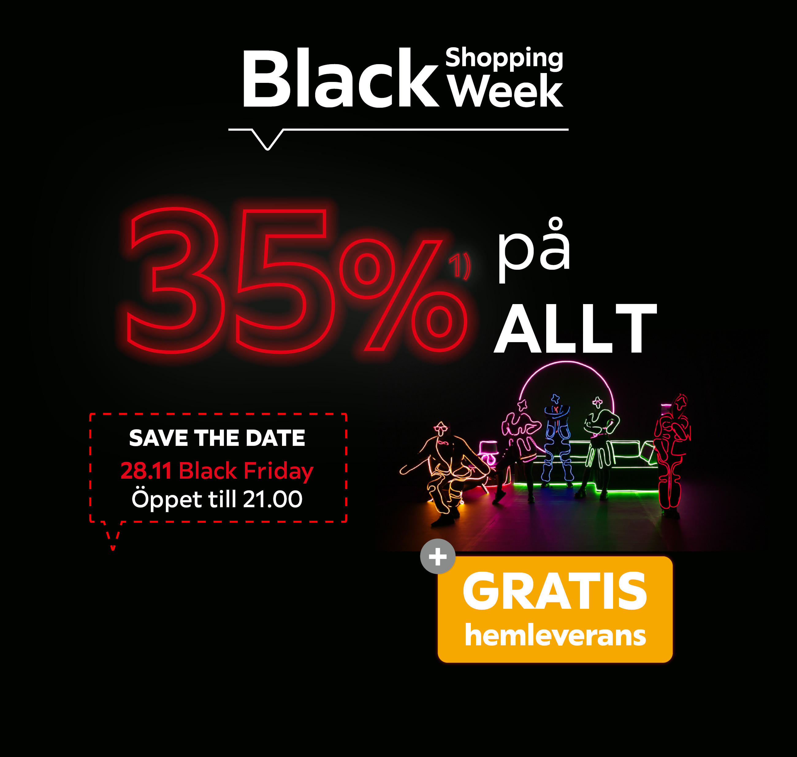 35%¹⁾ på ALLT