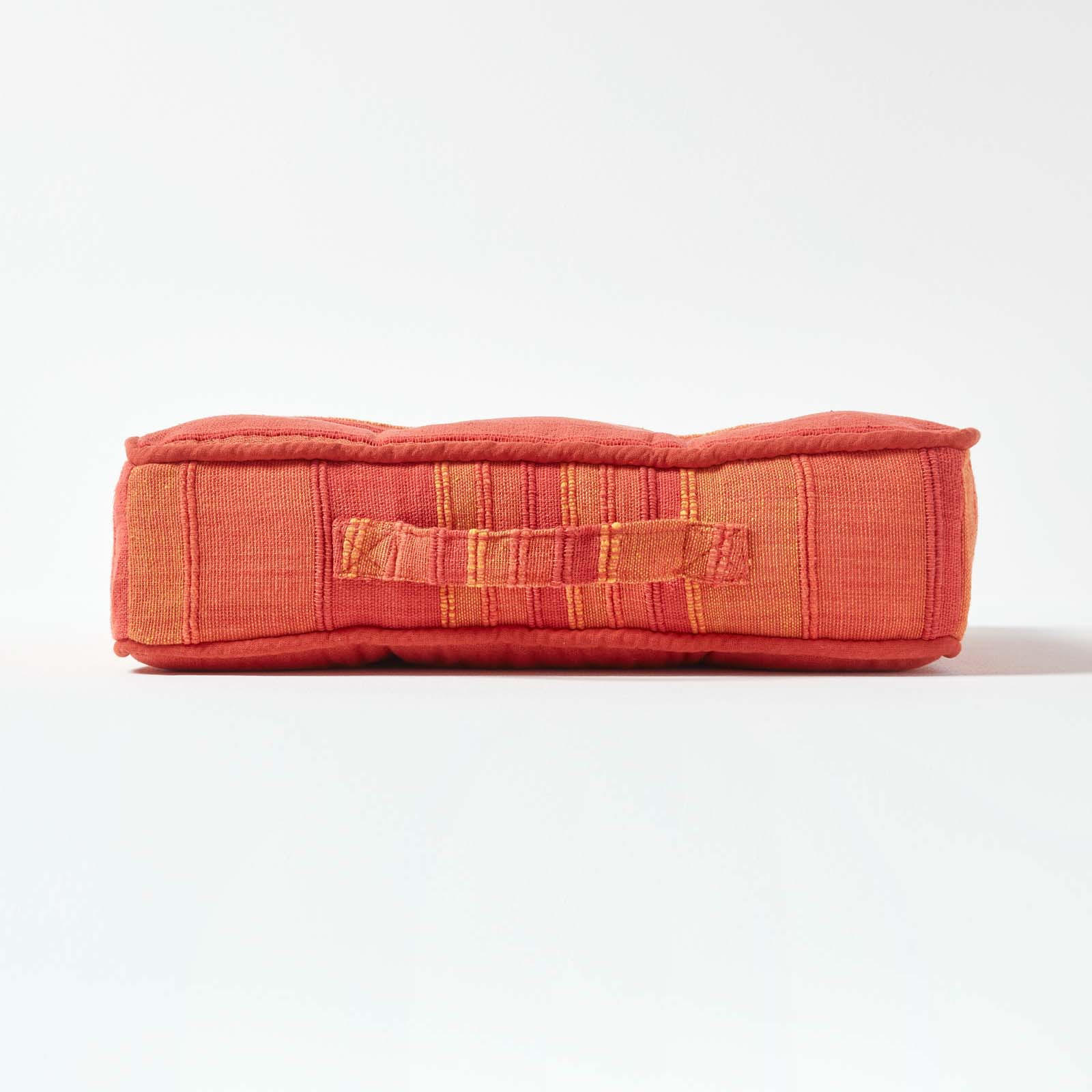 Homescapes Sitzkissen Terracotta 40x8x40 cm