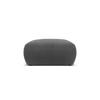 POUF Molino aus Boucle dunkelgrau - Dunkelgrau, Textil (75/36/75cm) - Micadoni