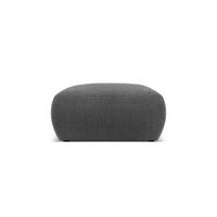POUF Molino aus Boucle dunkelgrau - Dunkelgrau, Textil (75/36/75cm) - Micadoni