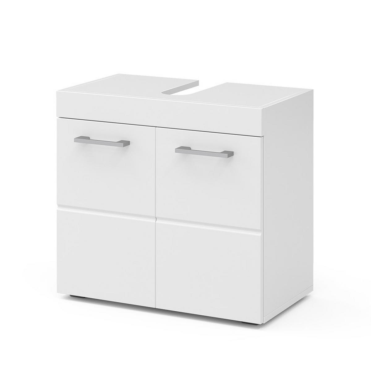 ZÁKLADNÍ SKŘÍŇKA POD UMYVADLO Luna Bílá - bílá, kompozitní dřevo (60/56/34cm) - Vicco