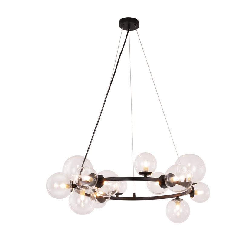 PENDELLEUCHTE Dupont 80/79.5/171cm - Transparent, Metall (80/79.5/171cm) - Nettlife