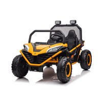 KINDERELEKTROFAHRZEUG Explorer gelb Doppelsitzer Offroad LED Hupe MP3 USB - Gelb, Kunststoff (121/80/80cm) - Chipolino