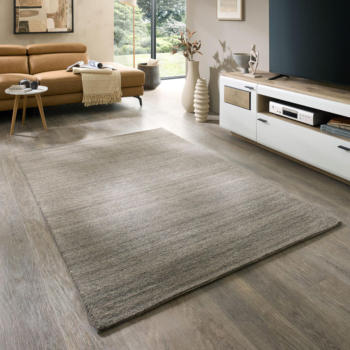 TUFTTEPPICH Natur Loop 250x300 cm - Grau, Textil (250/300cm) - Natur Pur