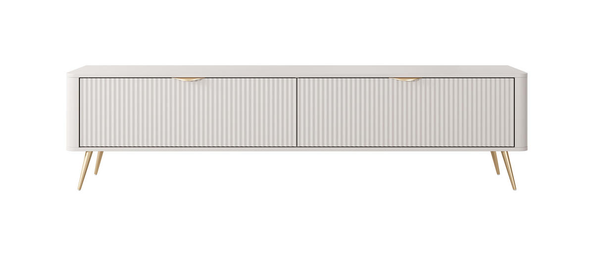 LOWBOARD Lante beige 200 / 38 / 51cm - Beige, Holz/Holzwerkstoff (200/51/38cm) - Feldmann-Wohnen