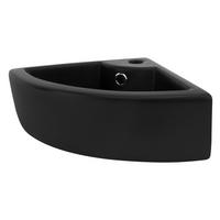 WASCHBECKEN - Schwarz, Keramik (33/13/46cm) - ML-DESIGN