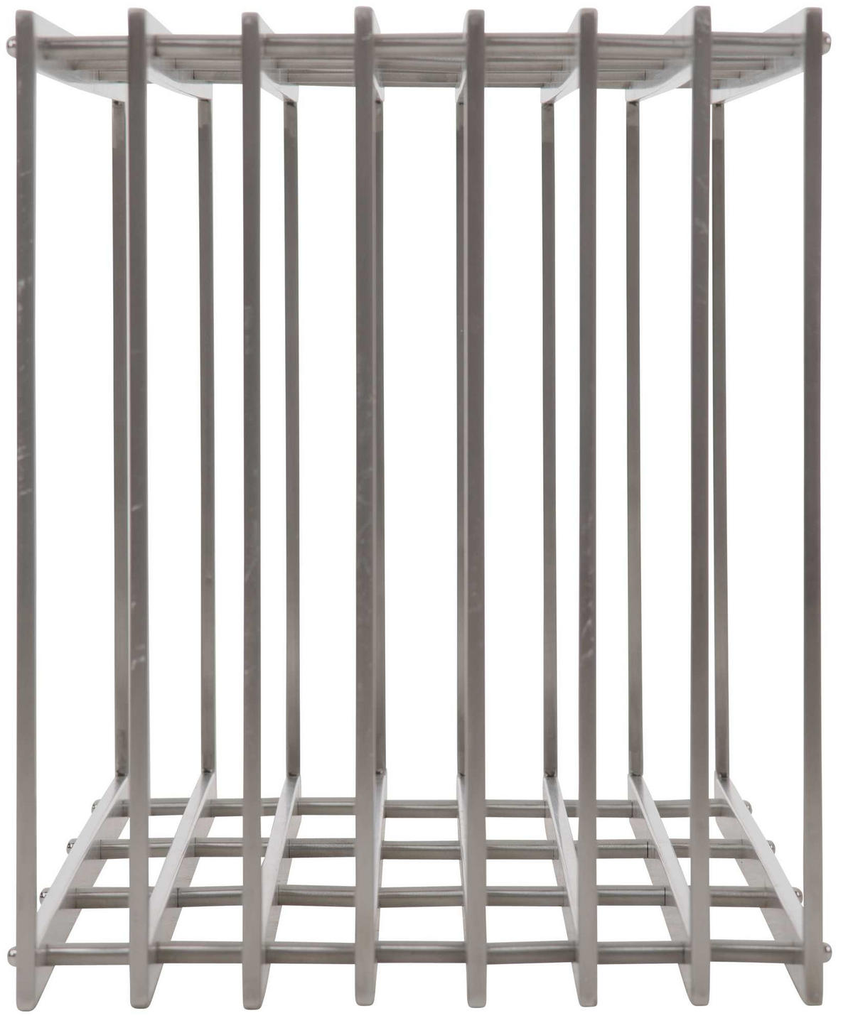 KAMINHOLZREGAL 50/40/100 cm Metall edelstahl - Edelstahlfarben, Metall (50/100/40cm) - CLP