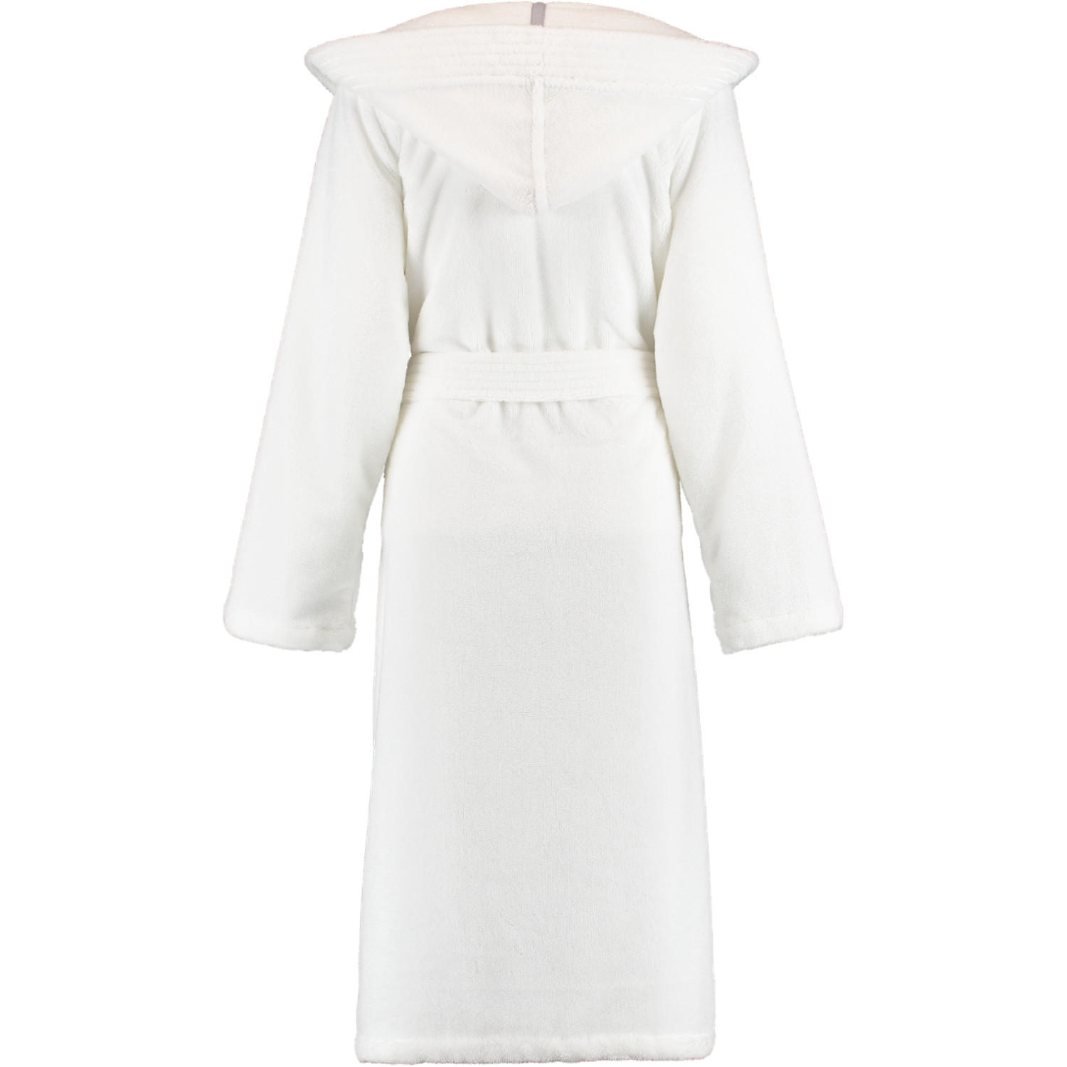 BADEMANTEL DAMEN KAPUZE 802 WEISS - 67 - Weiß, Textil (Lnull) - Cawoe