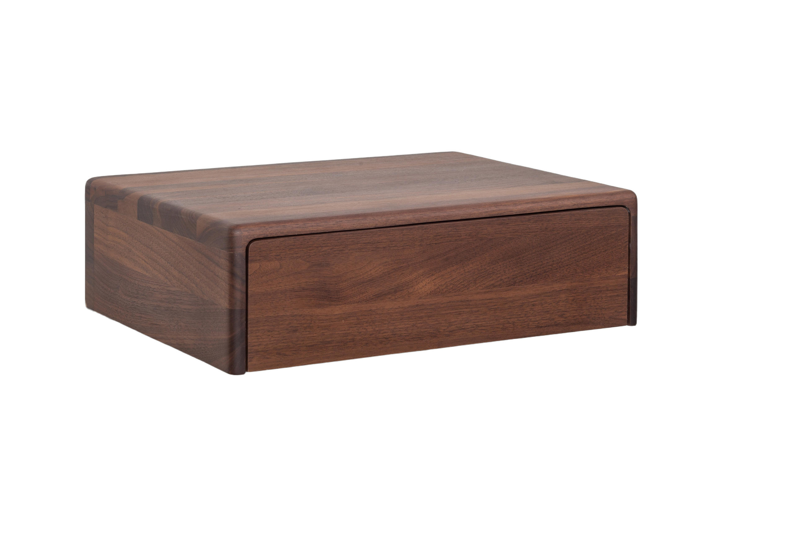 NACHTTISCH Frank, Walnuss, 30/40/12 cm - Braun, Holz (40/12/30cm) - WOODEK