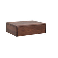 NACHTTISCH Frank, Walnuss, 30/40/12 cm - Braun, Holz (40/12/30cm) - WOODEK