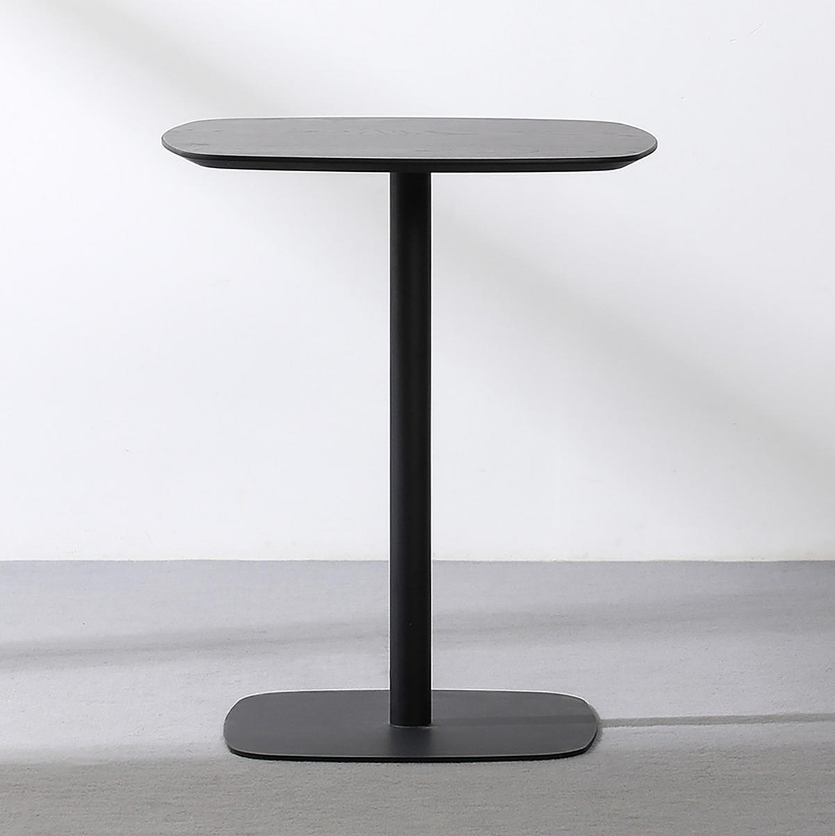 BISTROTISCH - Echtholzfurnier / Metall - Eichefarben, Holzwerkstoff (60/60/74cm) - home24