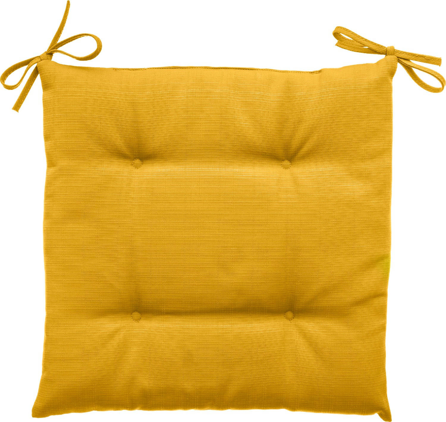 STUHLKISSEN Korai 40/40 cm - Gelb, Textil (40cm)