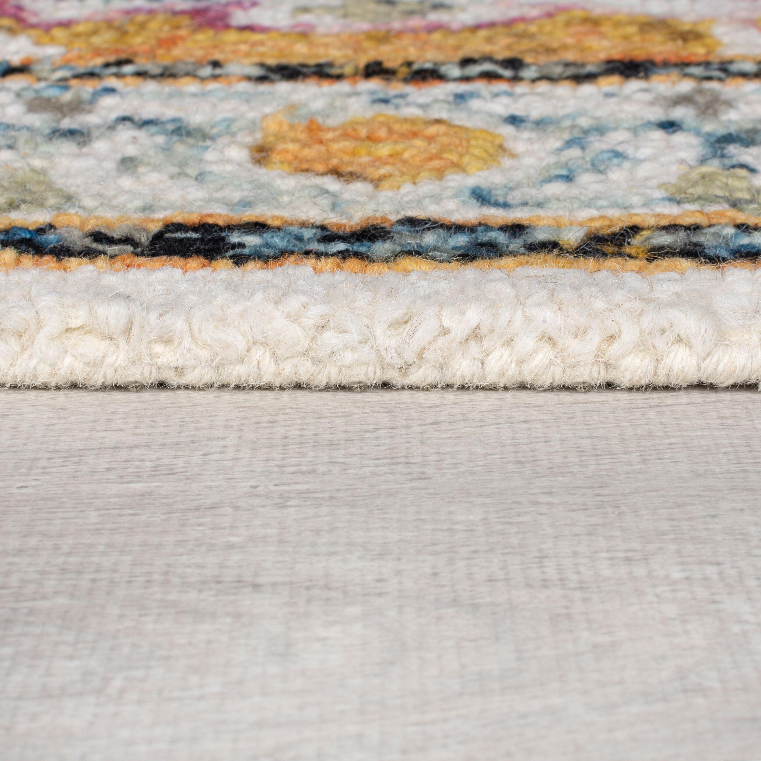 Thumbnail - Kadima Design Wollteppich, Gelb, Textil, Orientalisch, Rechteckig, 120x170 cm, in verschiedenen Größen erhältlich, Teppi...