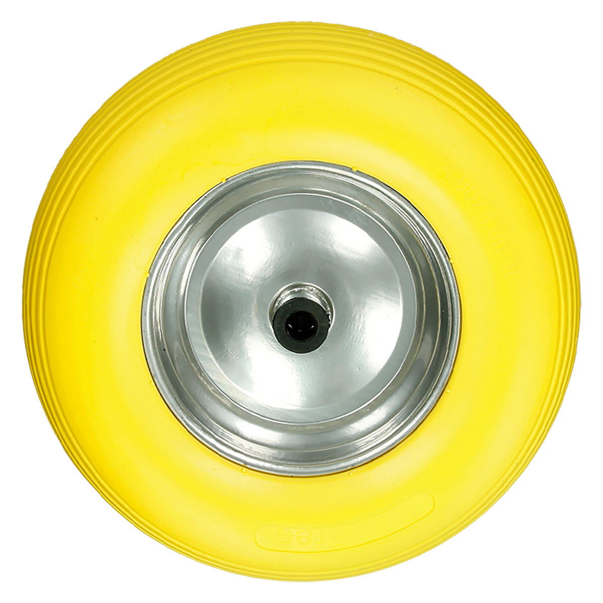 SCHUBKARRENRAD - Gelb, Metall (9.5/39/39cm) - ECD-Germany