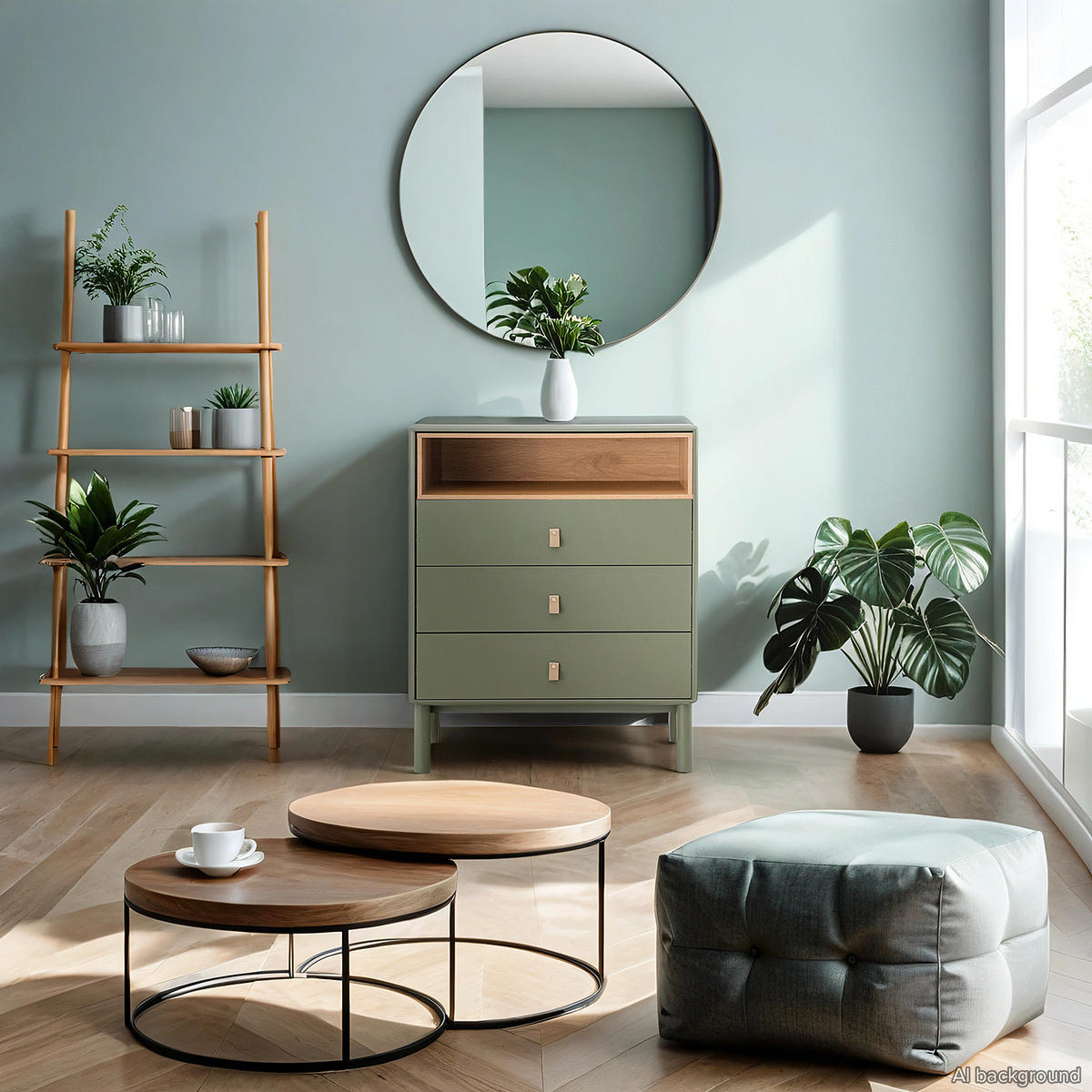 KOMMODE LINDALE - 80 CM - Olivgrün, Holzwerkstoff (80/100/40cm) - home24