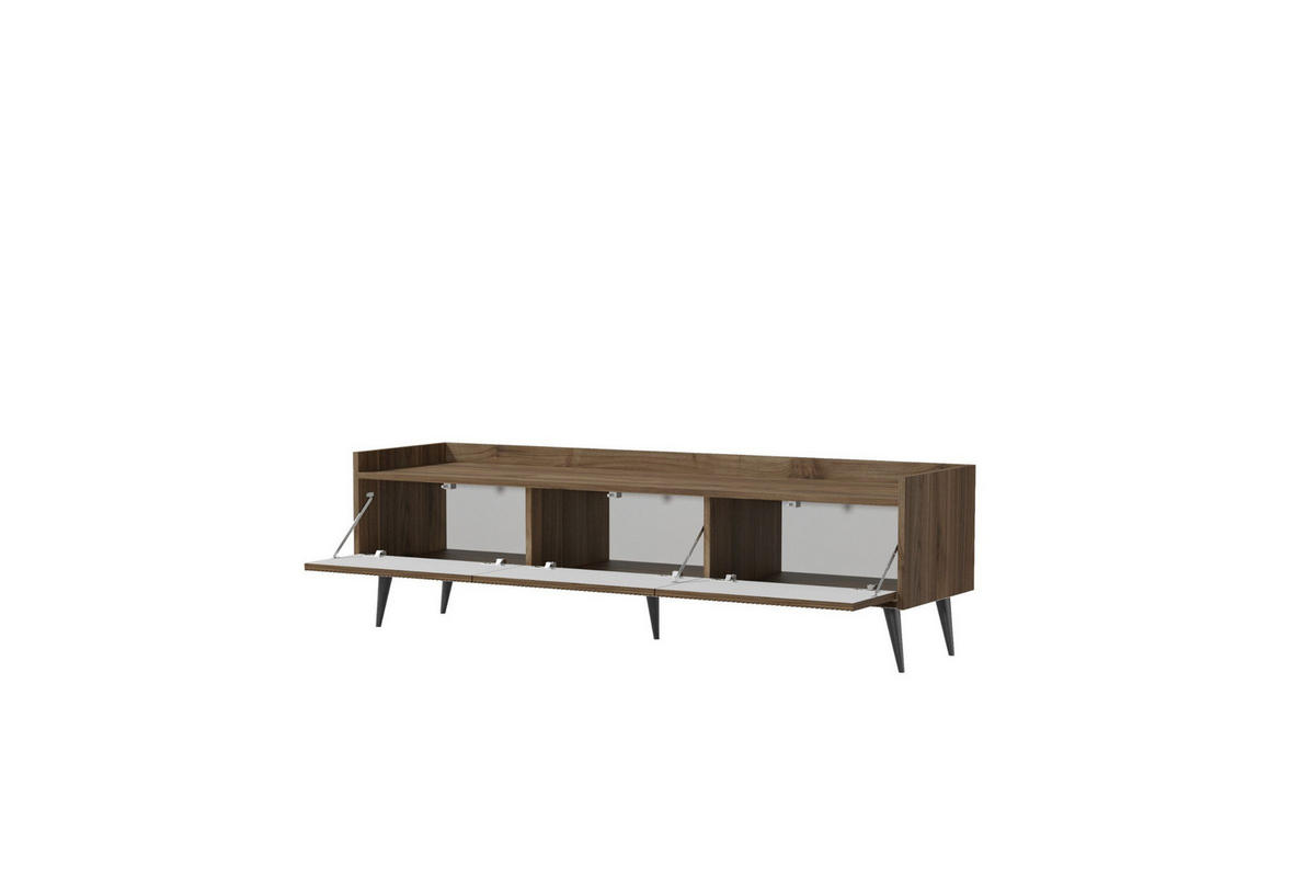 TV-LOWBOARD DALIA 06 150 / 45 / 41 cm in Walnuss - Walnussfarben, Holzwerkstoff (150/45/41cm) - Deine Möbel 24