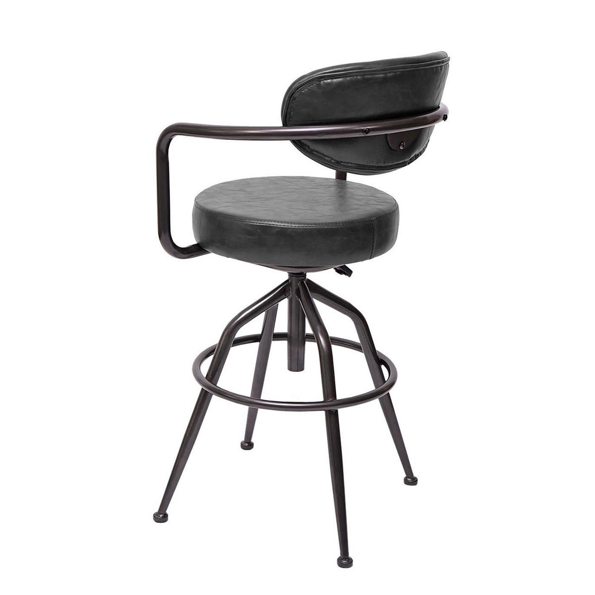 BARHOCKER H10F Grau - Grau, Textil (53/106/43cm) - MCW