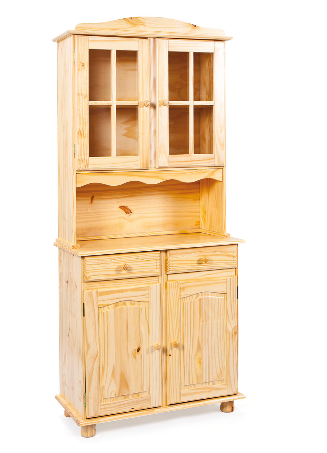 KREDENZ holz - Braun, Holzwerkstoff (88/198/43cm) - ebuy24