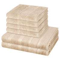 FROTTIERSET Noblesse 6-teilig - Braun, Textil (50/100cm) - Cawoe