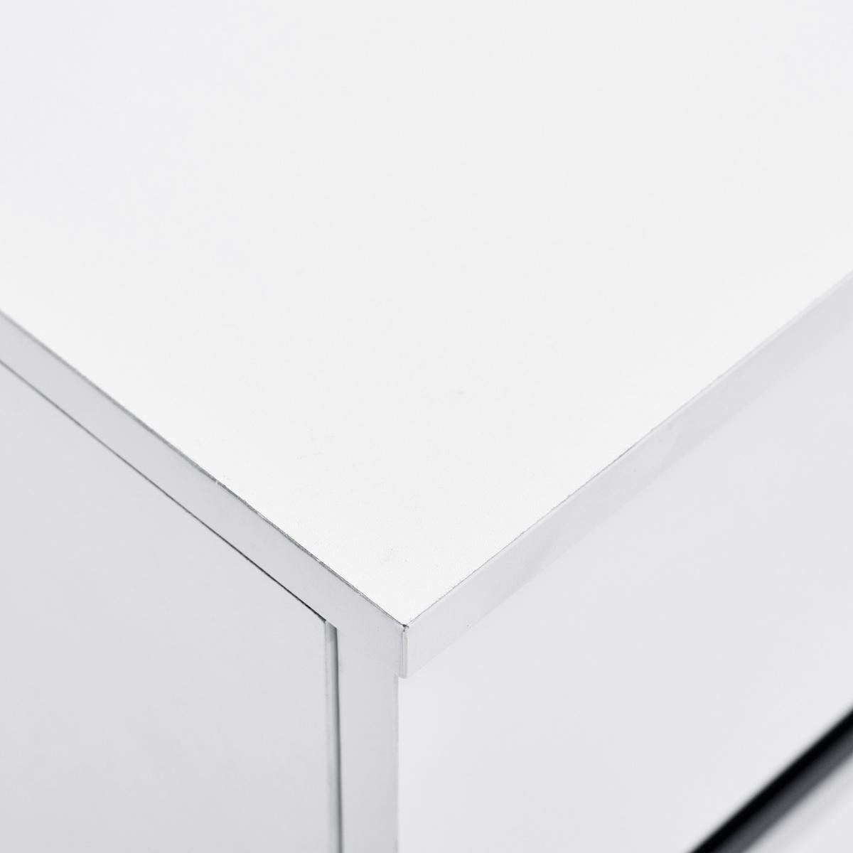 SIDEBOARD DE-37796 mit 4 Schubladen und 2 Türen Weiß - Weiß, Holzwerkstoff (160/68/40cm) - ComfortXL
