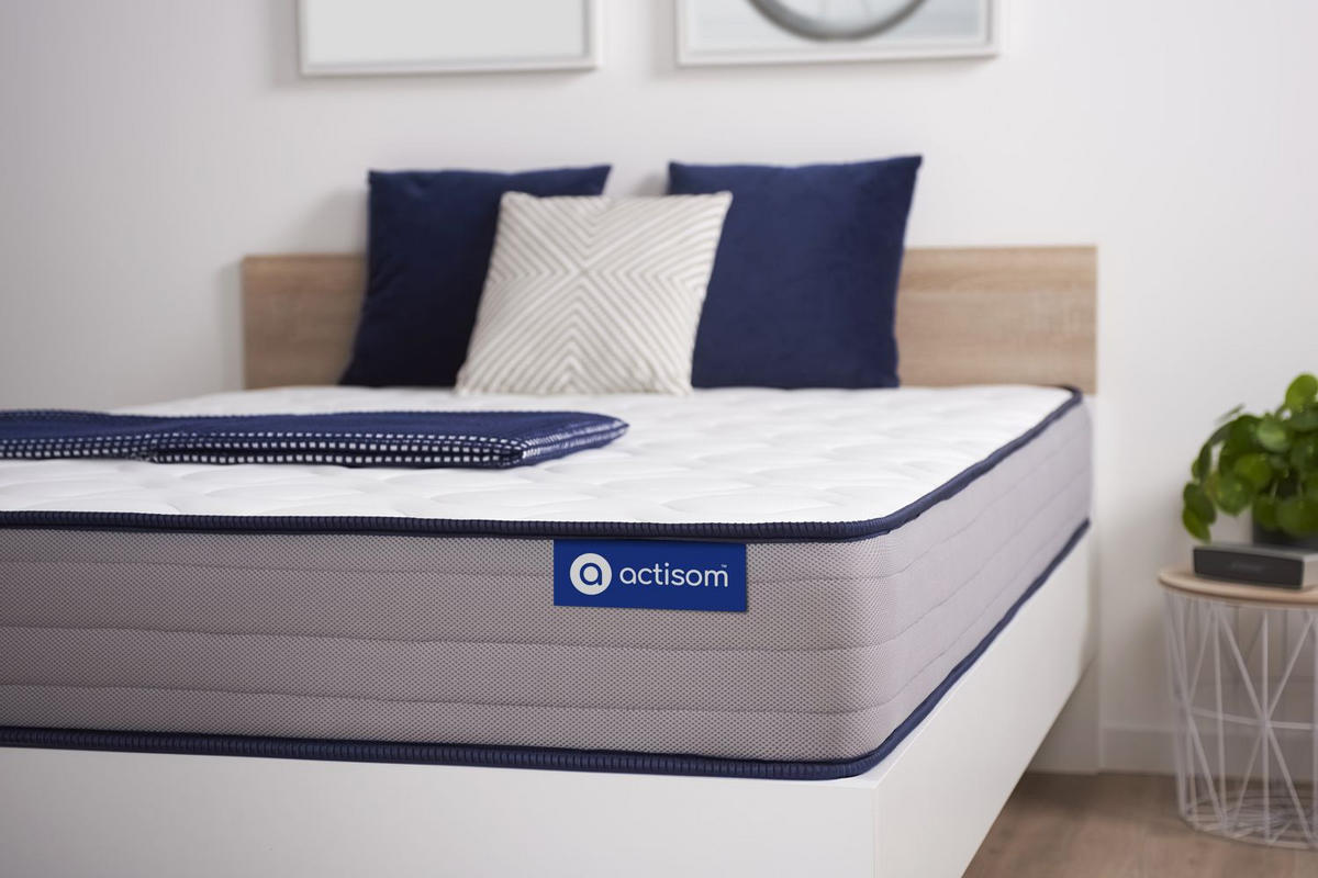 MATRATZE Actilatex form Latex und Memory-Schaum 70 x 190 cm h3 - Weiß, Textil (70/190cm) - ACTISOM