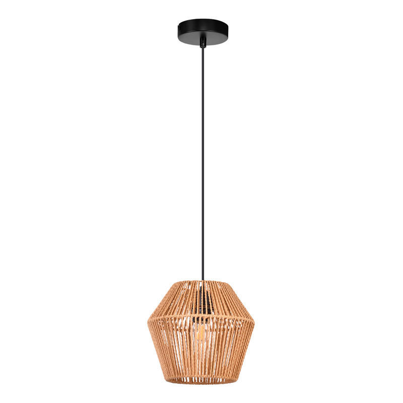 ZÁVĚSNÁ lampa David 23/23/175 cm - černá, kov (23/23/175cm) - Nettlife
