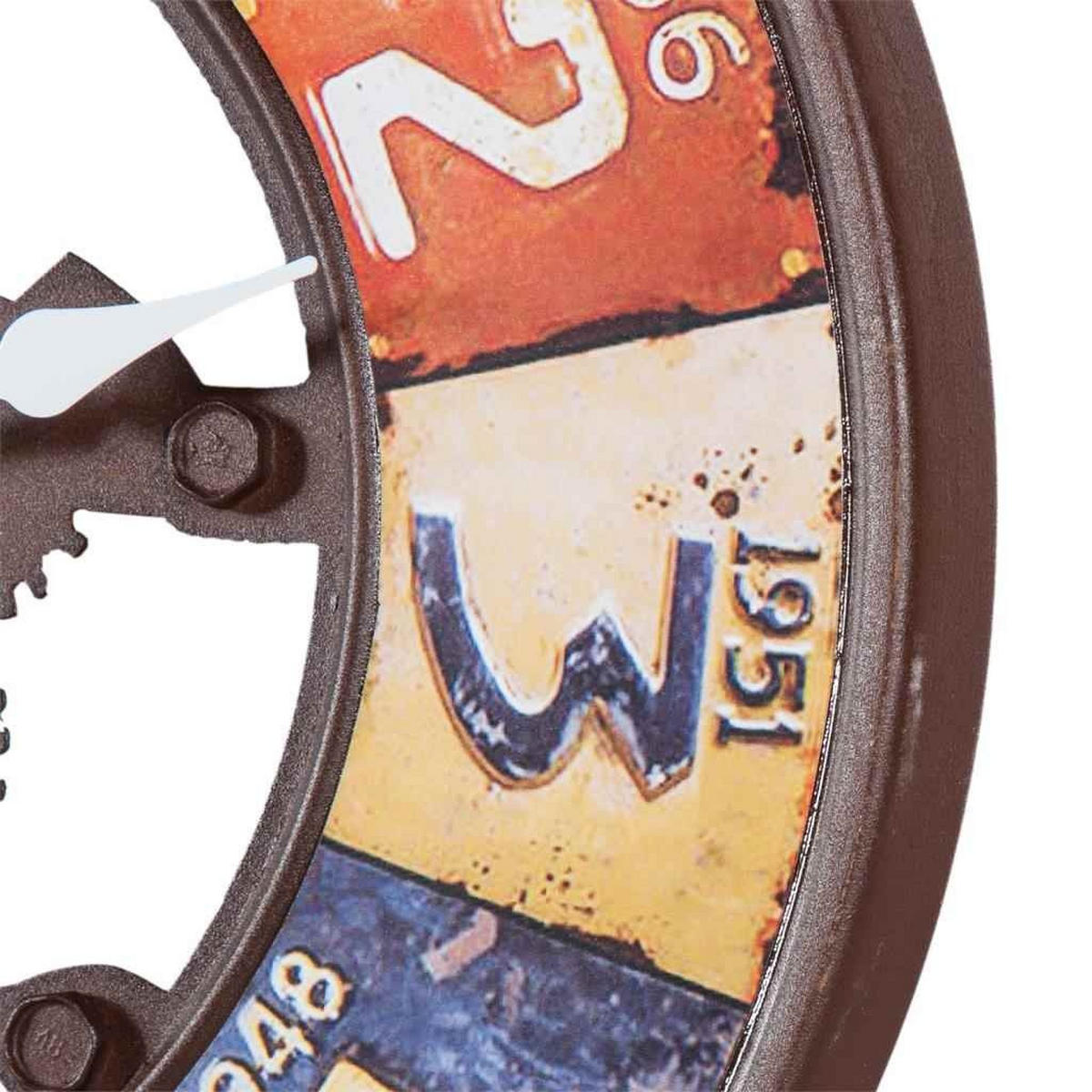 WANDUHR 39cm - Multicolor, Holzwerkstoff (39/2/39cm) - Wanderlust