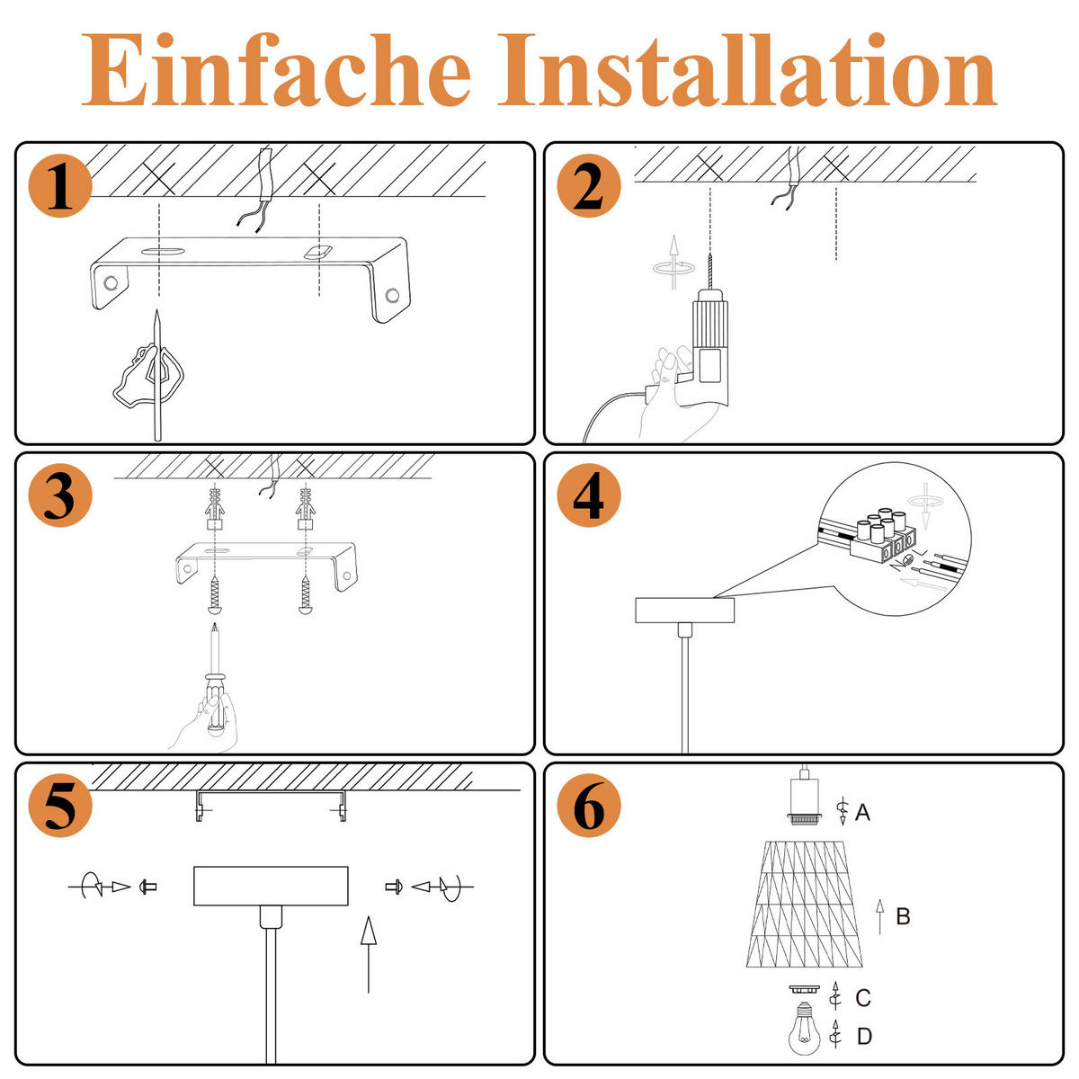 PENDELLEUCHTE Aurora 18/10/120 cm - Braun, Metall (18/10/120cm) - ZMH