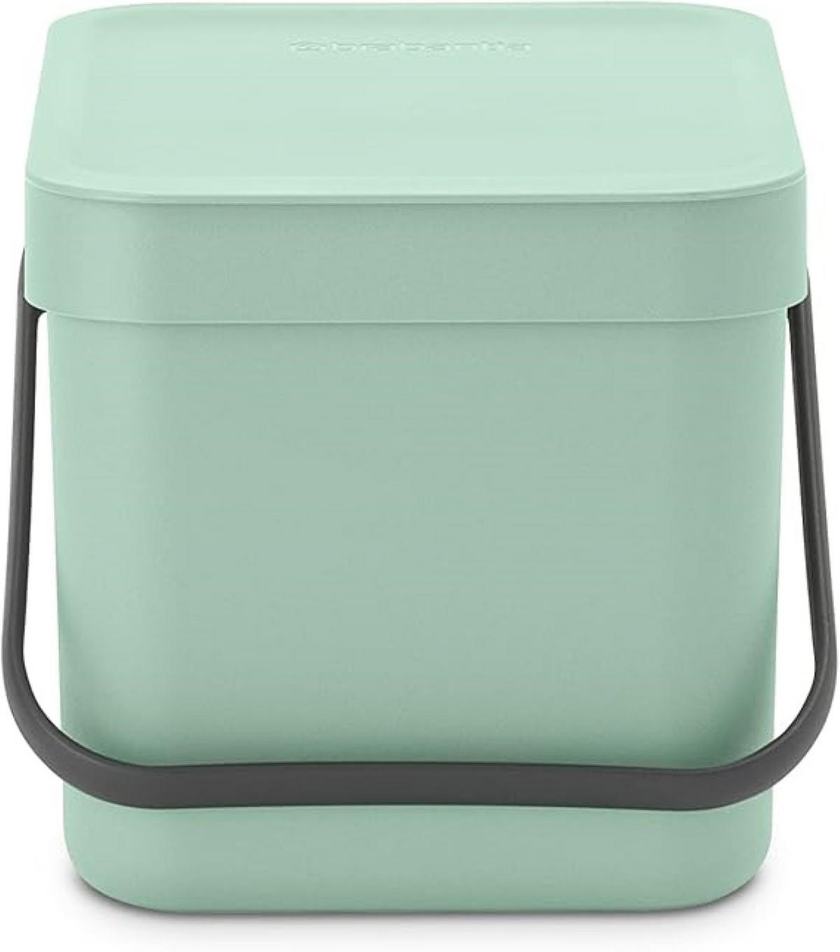 MÜLLEIMER Mit Stay Open Deckel 6 Liter 18 x 20 x 24,5 cm Kunststoff Jade - Grün, Kunststoff (20/18.1/24.5cm) - PROREGAL