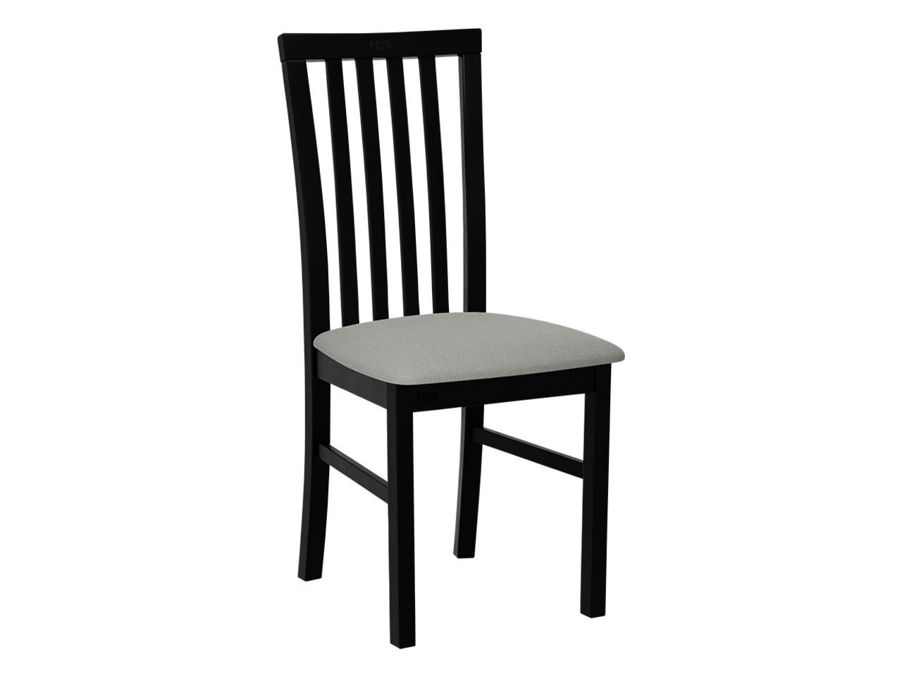 STUHL Milano I, Holzfarbe: Schwarz - Schwarz/Grau, Holz (43/93/40cm) - MIRJAN24
