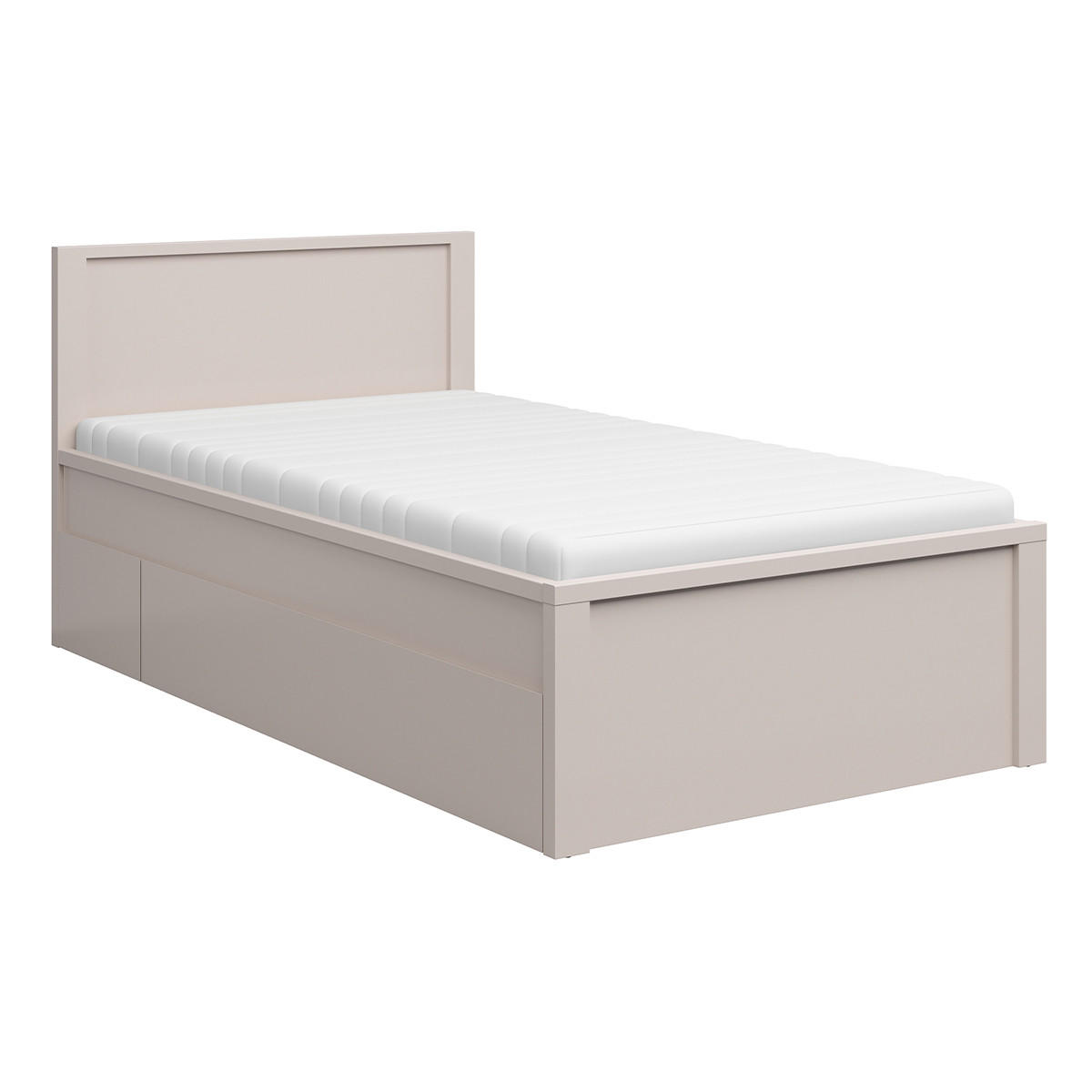 BETT 120/200 Soren Kaschmir - Beige, Holzwerkstoff (120/200cm) - Petits-meubles