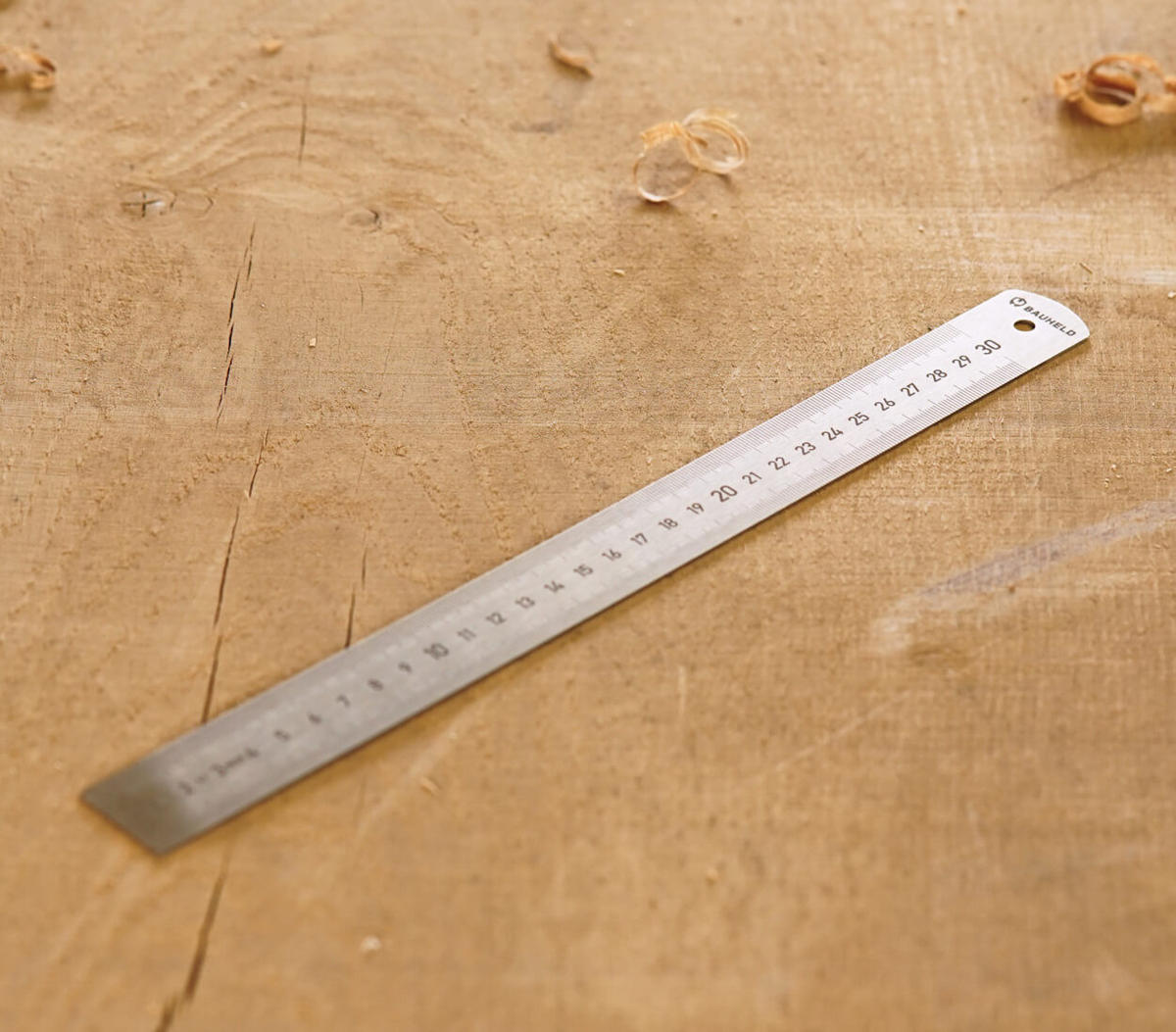 ALULINEAL 300 mm Aluminium Eloxiert Genauigkeitsklasse Eg 1 - Schwarz, Metall (30/2/1cm) - BAUHELD