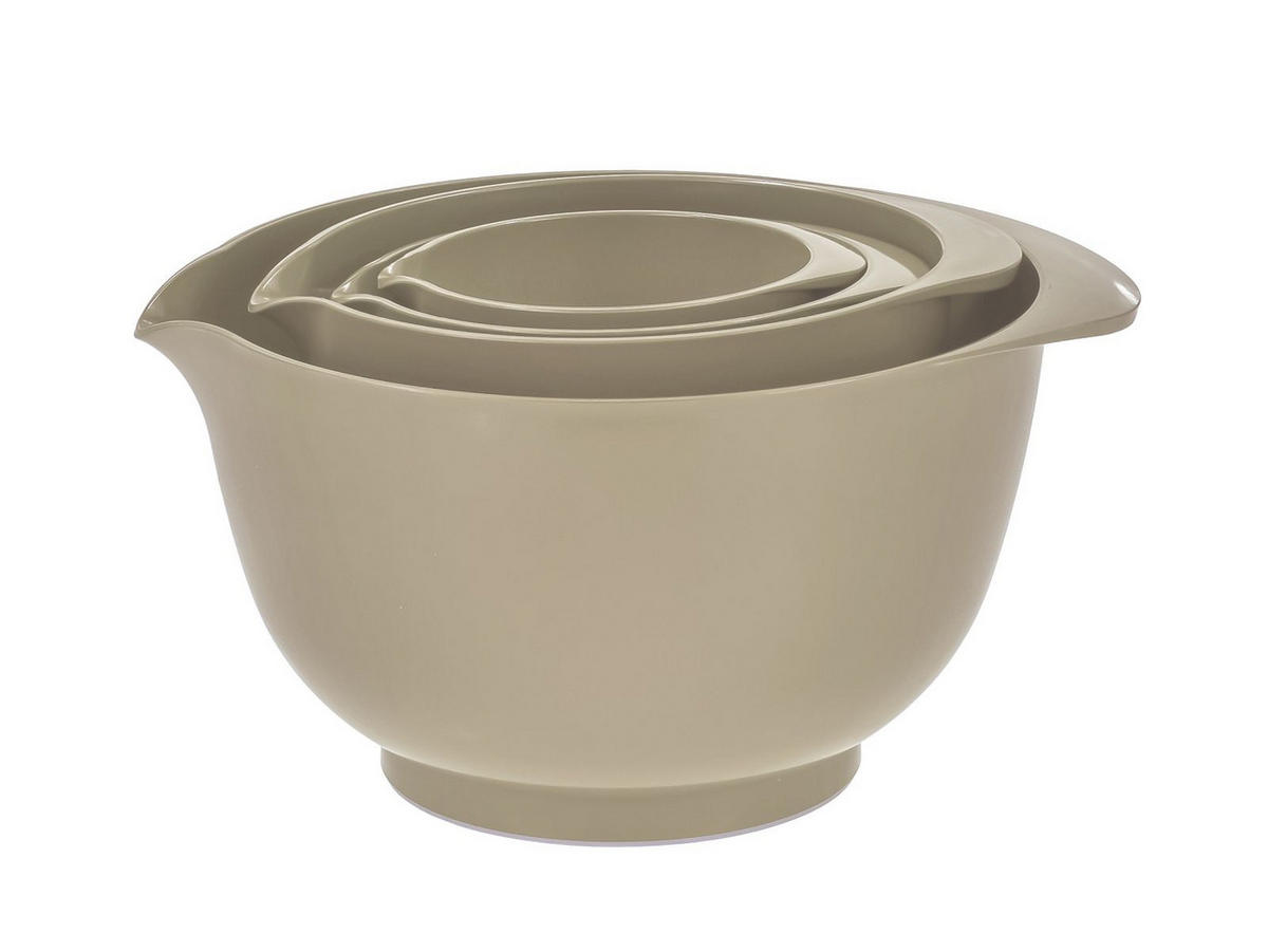 RÜHRSCHÜSSEL-SET Margrethe New beige (4tlg) - Beige, Kunststoff (21/15cm) - Rosti
