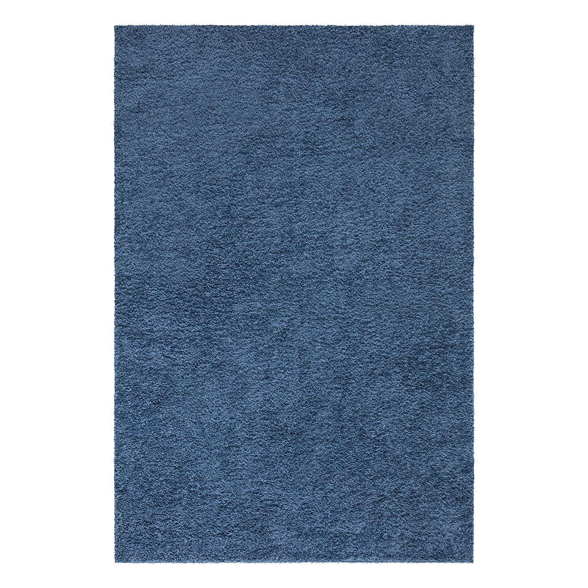 HOCHFLOR-TEPPICH City Shaggy 500 Blau 200x290 cm - Blau, Textil (200/290cm) - carpet city