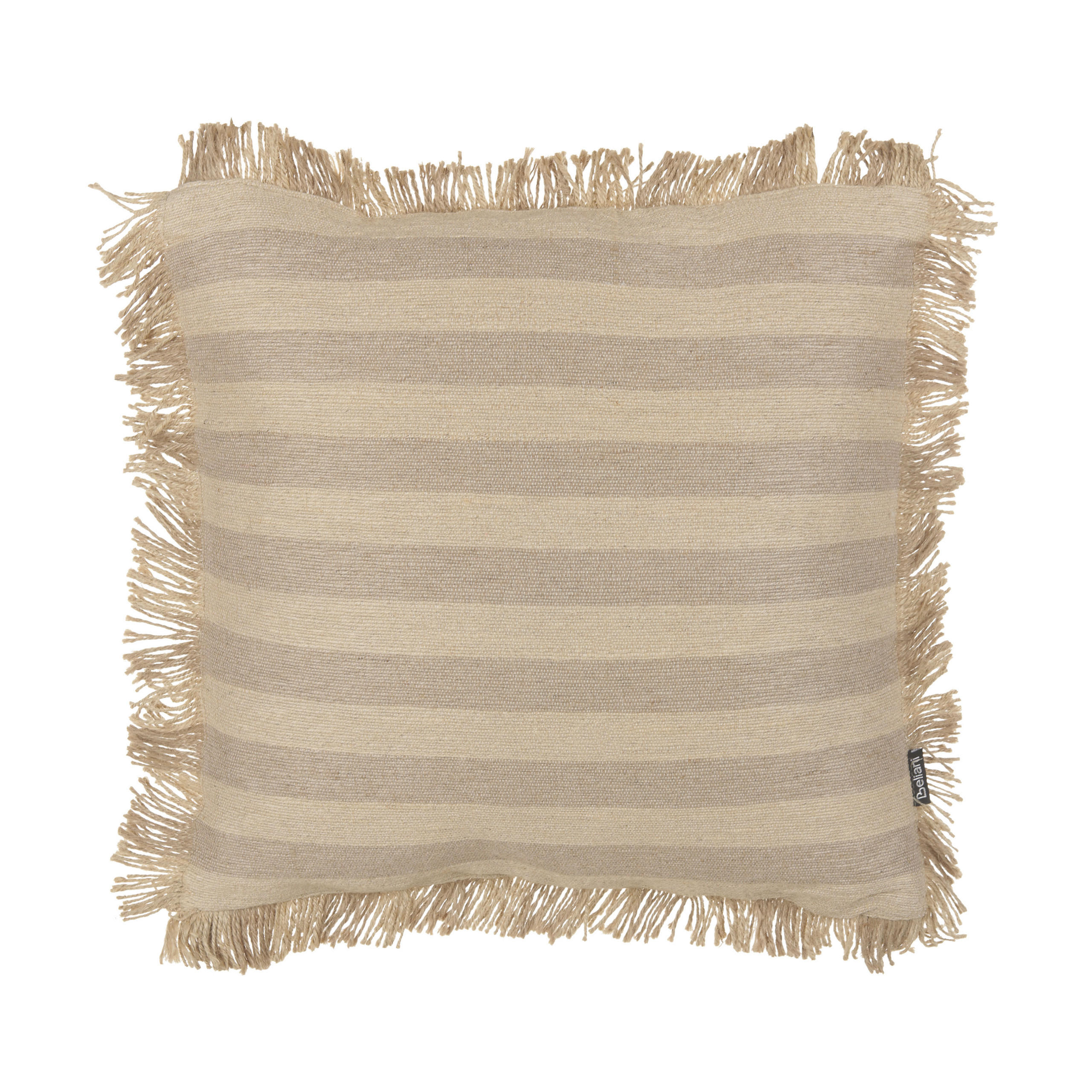 DEKOKISSEN 2er-Set Beige 45/45 cm Cirsium - Beige, Naturmaterialien (45/45cm) - Beliani