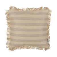 DEKOKISSEN Beige 45/45 cm Cirsium - Beige, Naturmaterialien (45/45/10cm) - Beliani