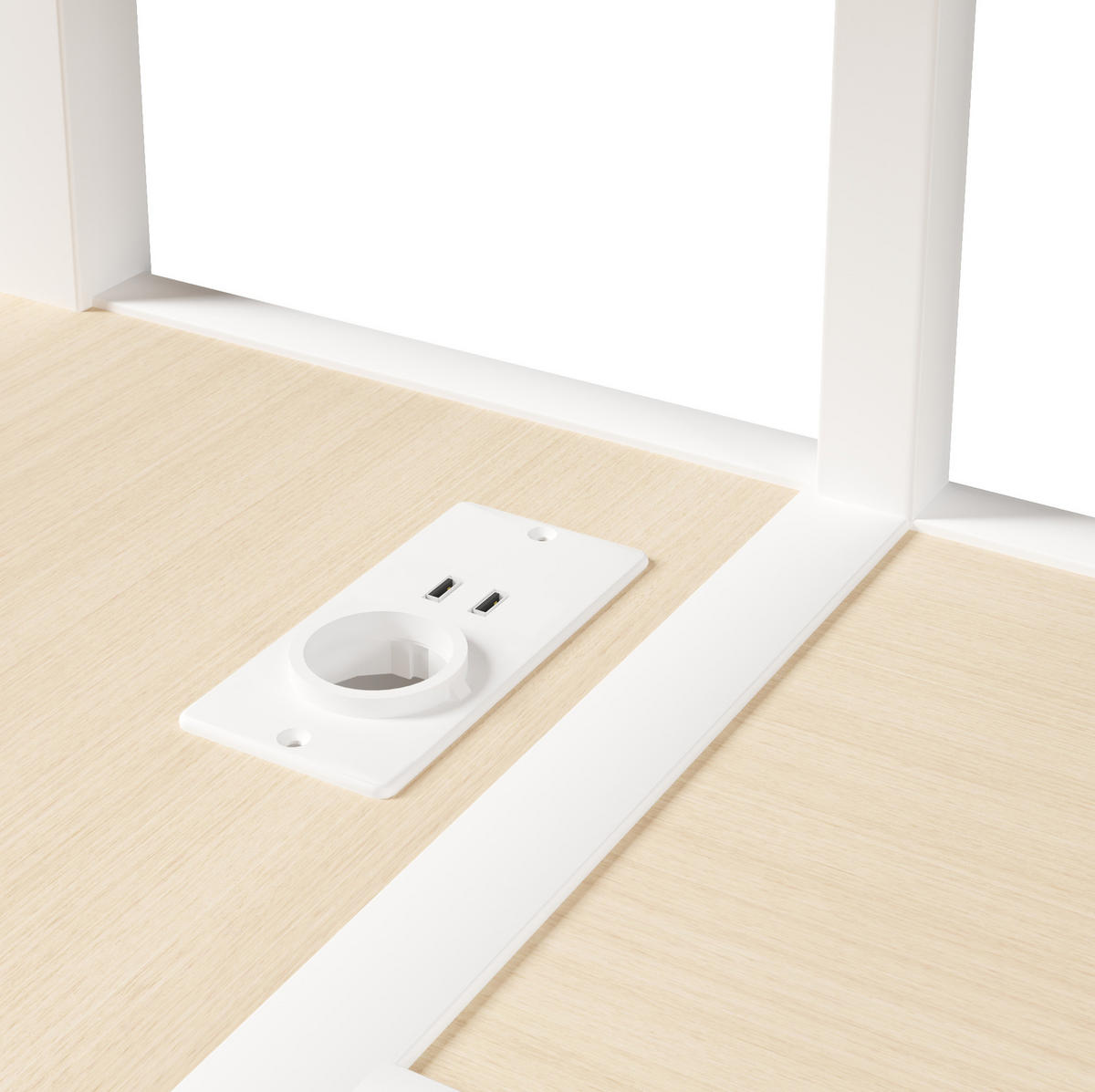 HOCHBETT 140/200 cm aus MDF und Metall mit Schubladen, Weiß - Weiß, Holzwerkstoff (140/200cm) - OKMYHOME