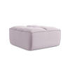 POUF Samt Stoff Violett - Lila/Flieder, Kunststoff/Textil (80/43/93cm) - Makamii