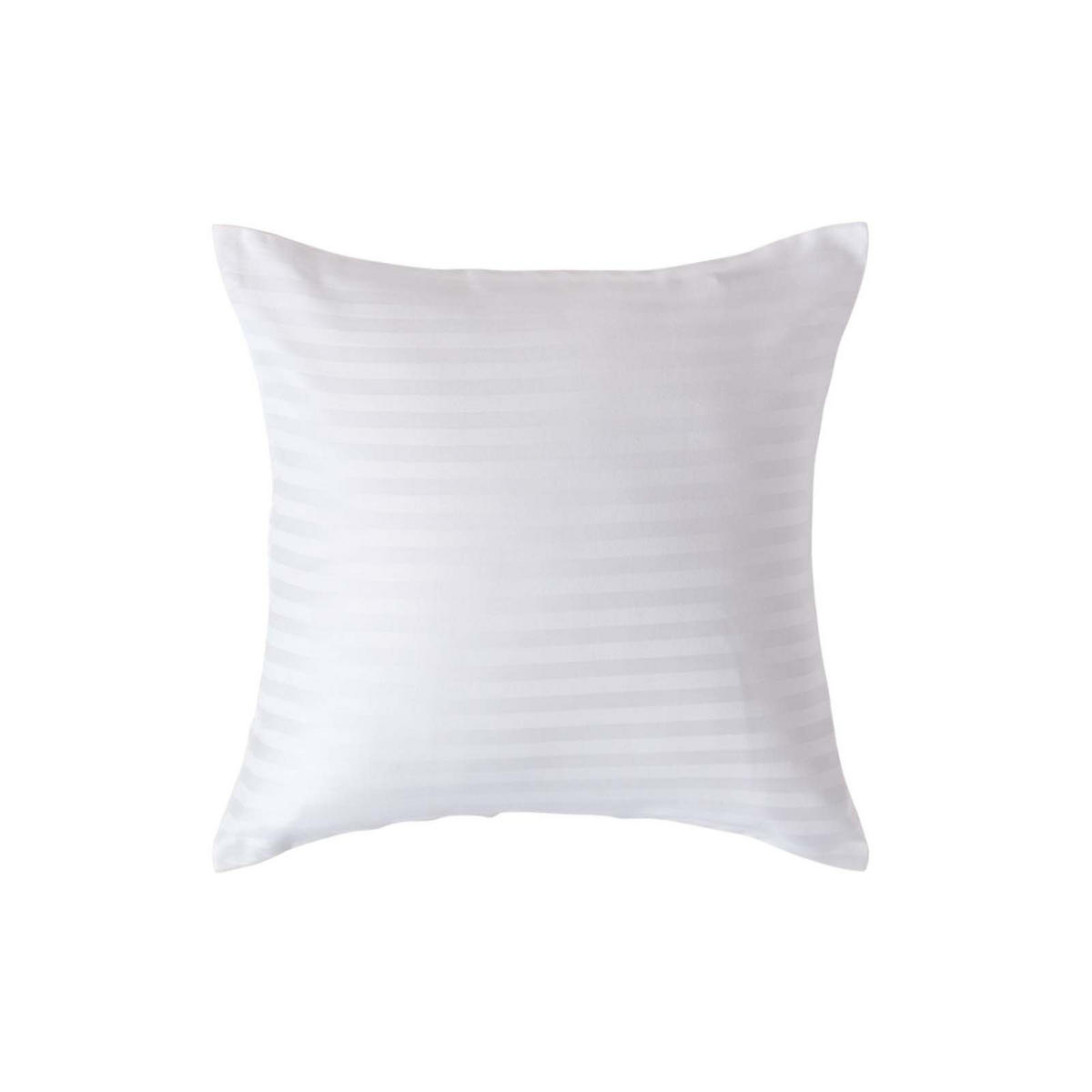 KISSENBEZUG Damast, Ägyptische Baumwolle, Fadendichte 330 - Weiß, Textil (40/40cm) - Homescapes