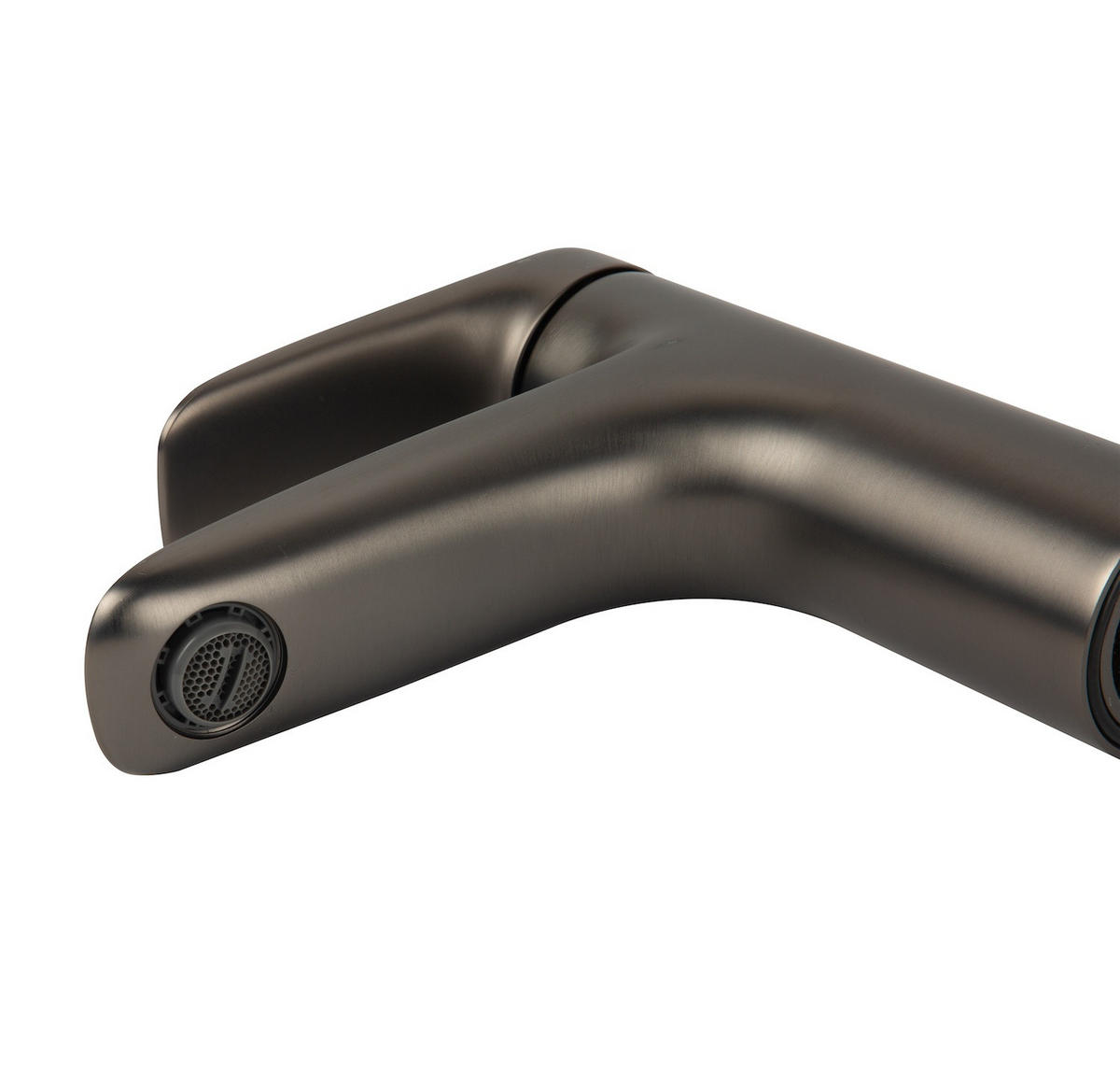 WASCHTISCHARMATUR Nola Grau - Grau, Metall (5/20/5cm) - Badplaats