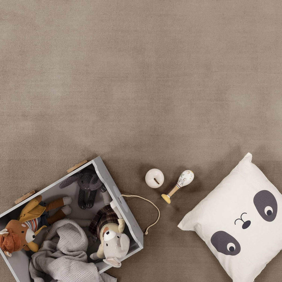 KINDERTEPPICH 80/80 cm Tatami 475 - Beige, Kunststoff (80/80cm) - Paco Home