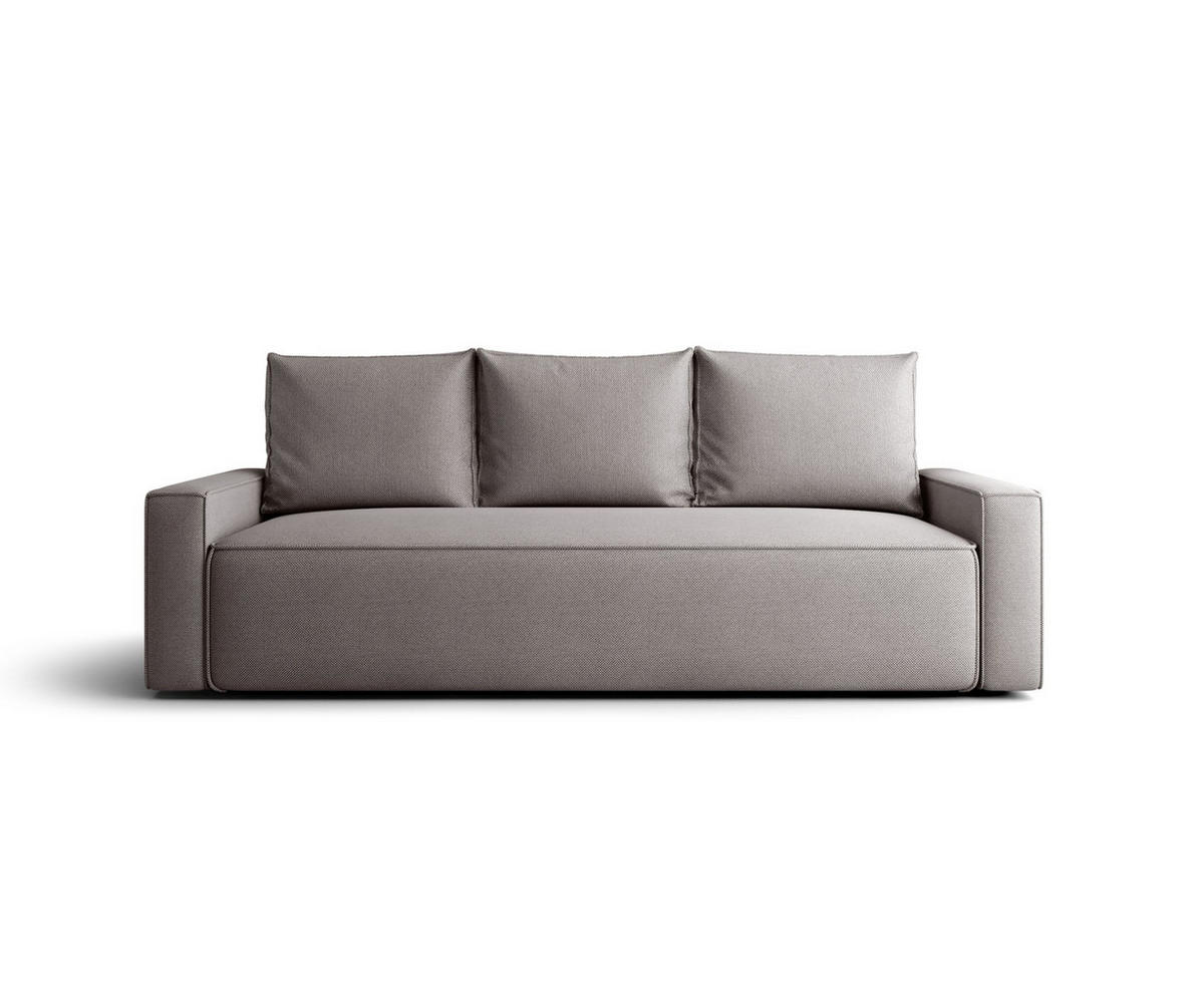 SOFA mit Schlaffunktion SAVIO Curio 83 - Grau, Textil (232/90/90cm) - Bedante