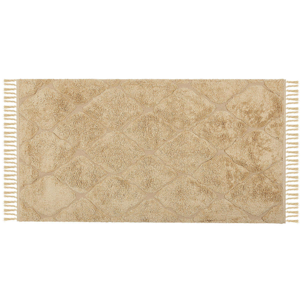 KURZFLOR-TEPPICH Sanliurfa 150/80 cm - Beige, Textil (80/150cm) - Beliani