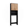 WASCHMASCHINENSCHRANK Irma Anthrazit/Goldkraft Eiche 64 x 190.5 cm - Eiche Wotan, Holzwerkstoff (64/190.5/26cm) - Vicco