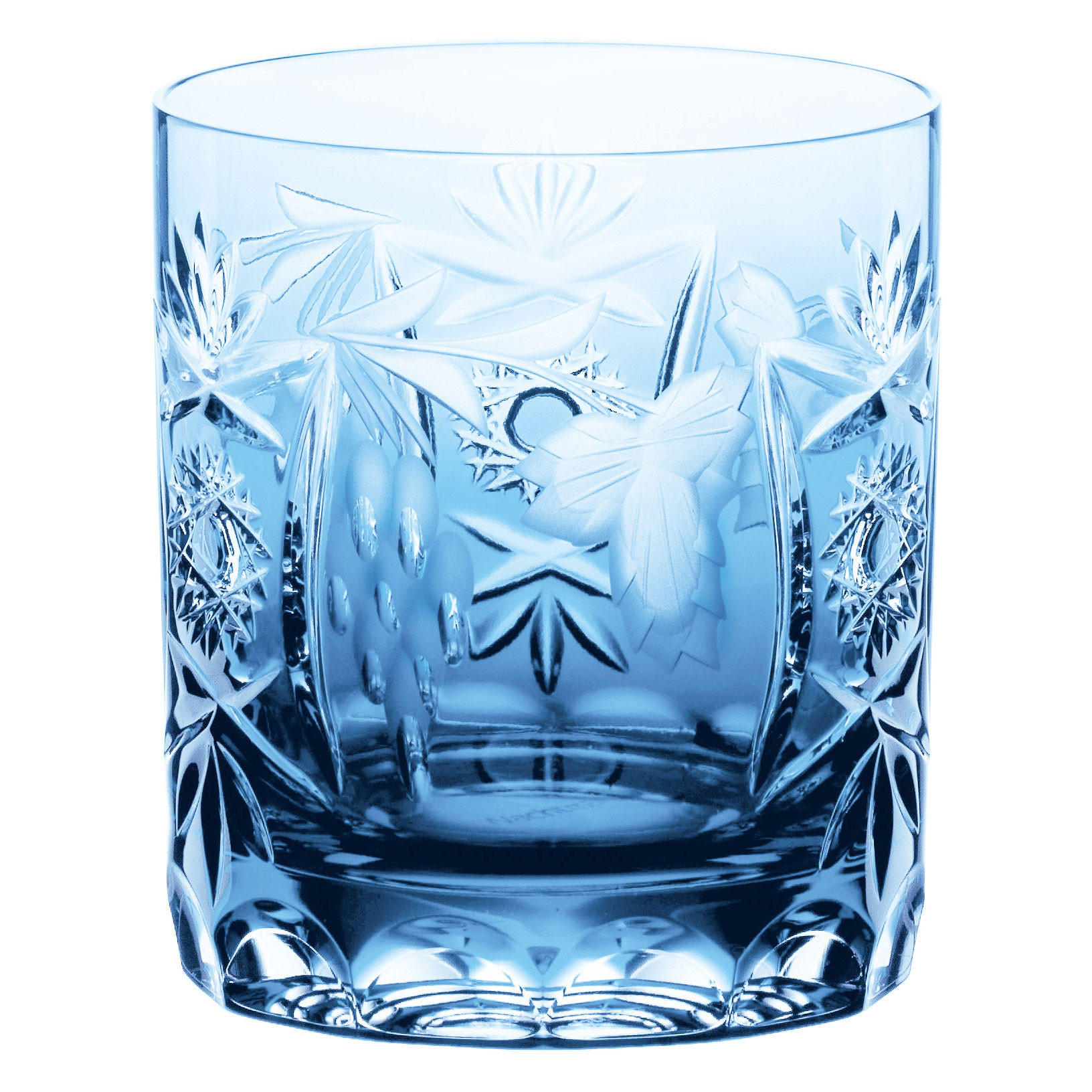 WHISKYGLAS Pur Traube, Aquamarin, Glas, Kristallglas, 345 ml - Blau, Glas (0.35L) - Nachtmann
