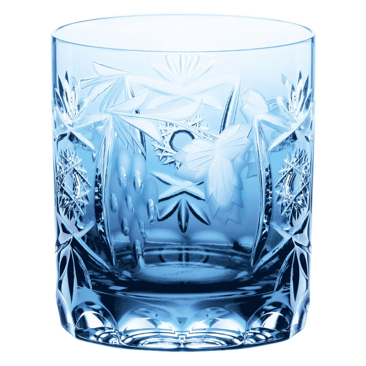 WHISKYGLAS Pur Traube, Aquamarin, Glas, Kristallglas, 345 ml - Blau, Glas (0.35L) - Nachtmann